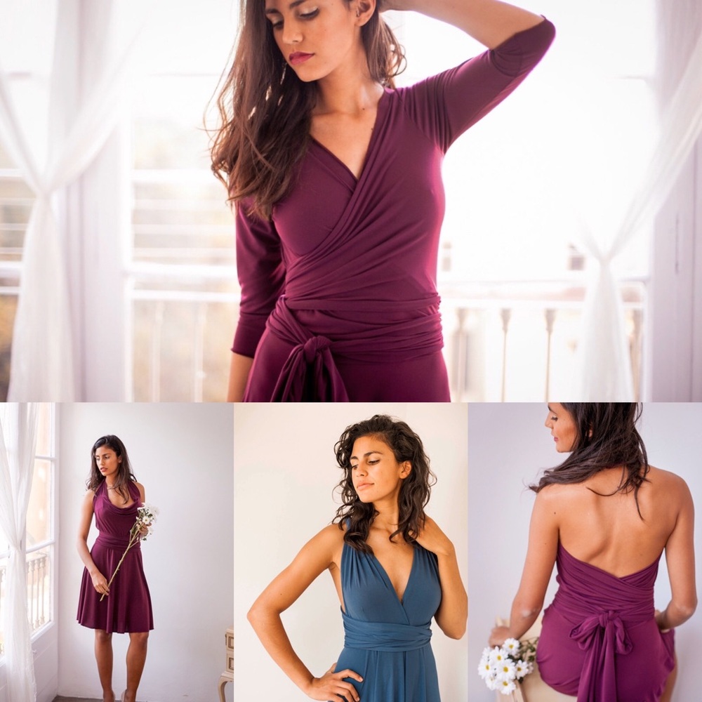 MIMETEKBCN: Boho convertible wrap dress